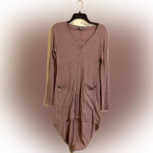 Ruff Hewn Gray button down dress 82025